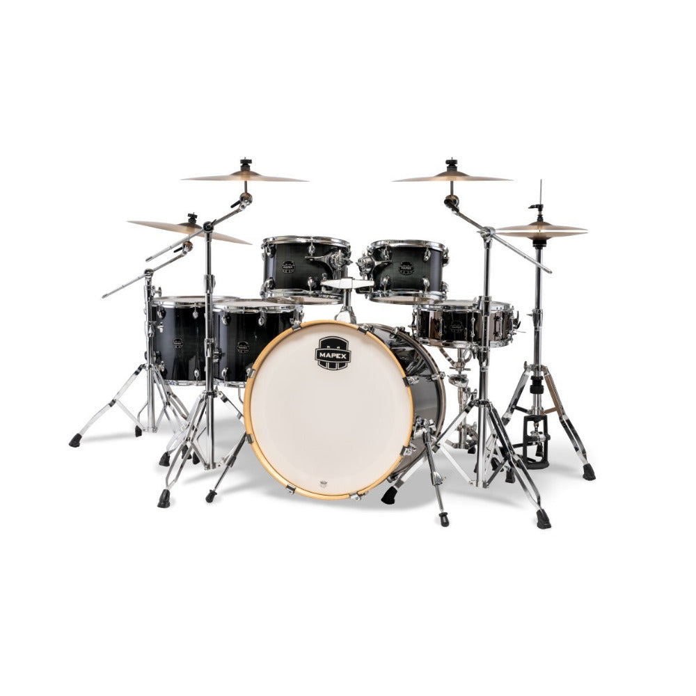Mapex Armory Series Studioease Drum Shell Pack with Fast Toms (Black Onyx Burst)