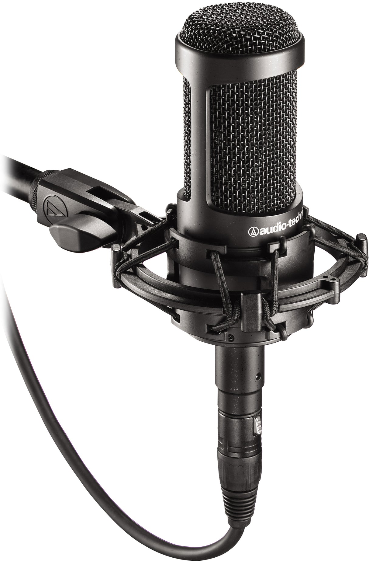 Audio Technica AT2035 Studio Condenser Microphone with Pop Filter and Accessory Bundle