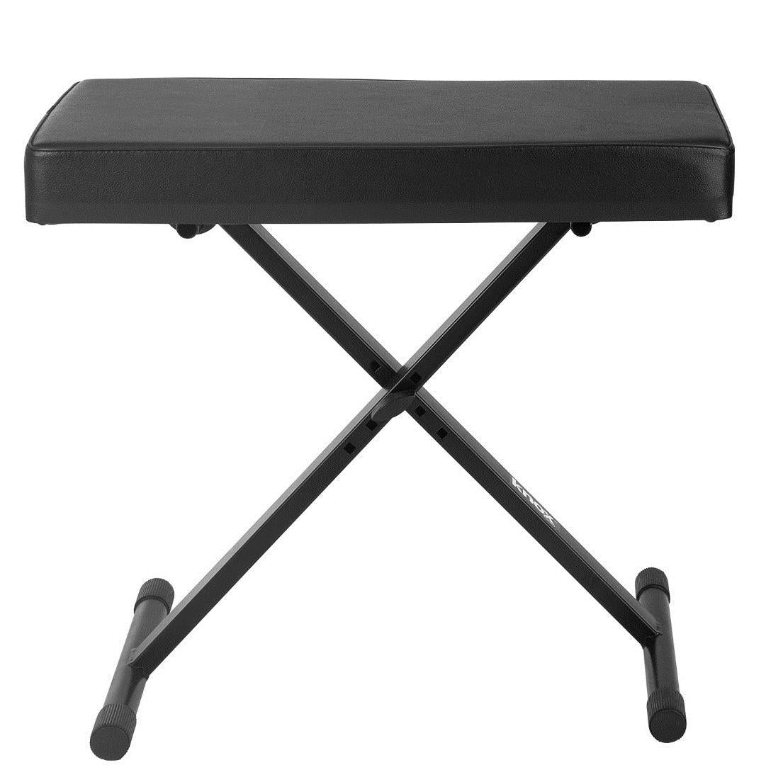 Korg 61-Key Arranger Keyboard with X-Style Bench and Double X Stand Bundle