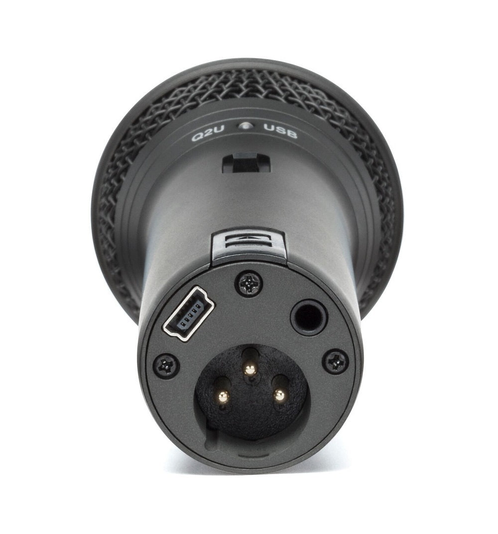 Samson Q2U Handheld Dynamic USB Microphone Recording and Podcasting Pack (Black)