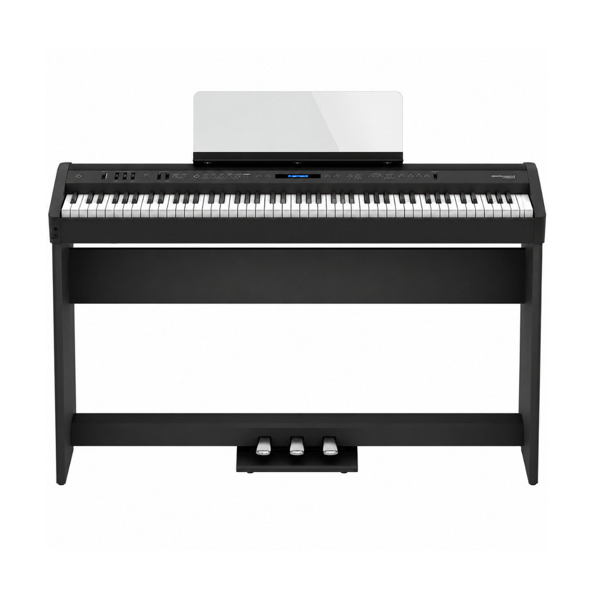 Roland FP-60X 88-Key Digital Piano Bundle with Stand and 3-Pedal Unit (Black) - 1