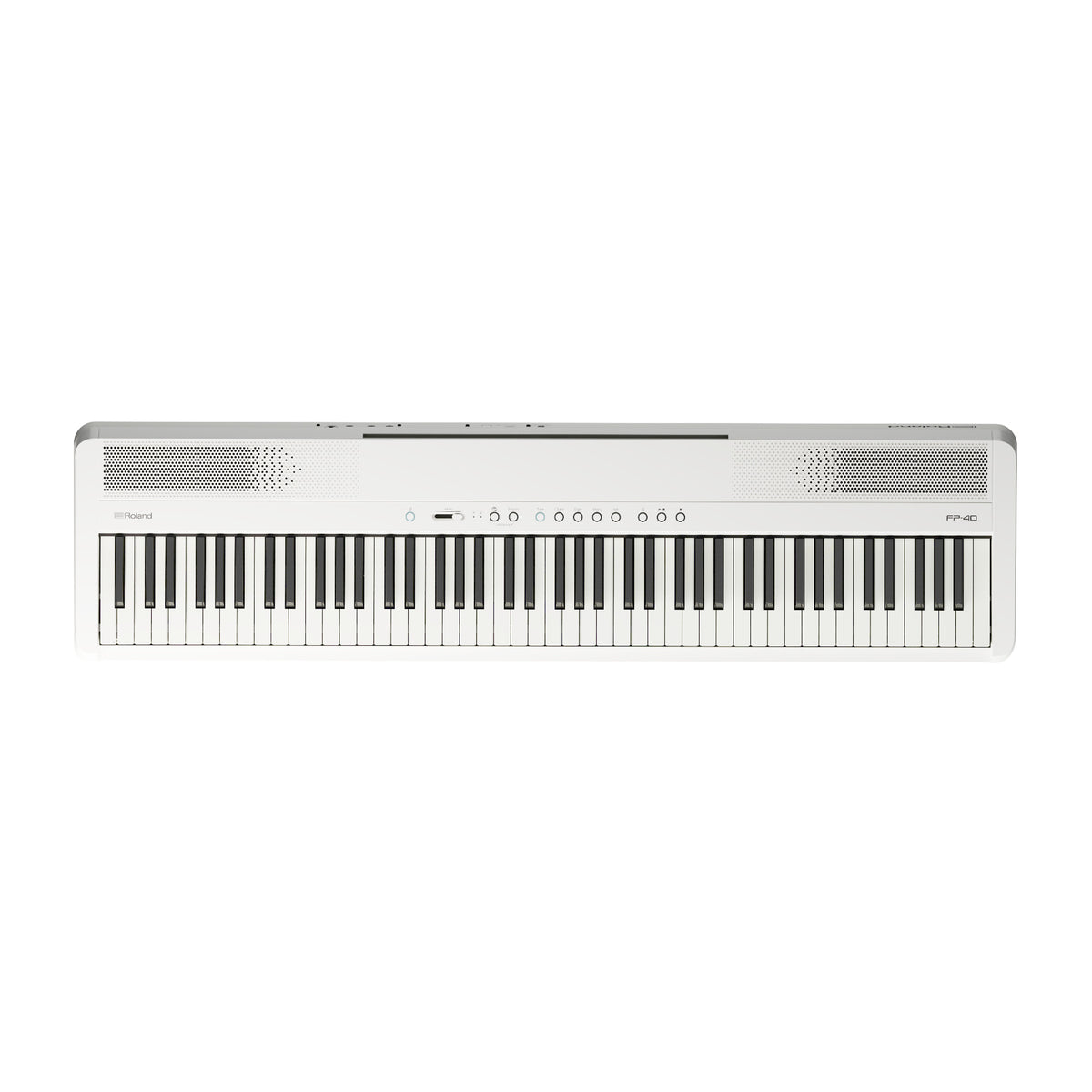 Roland FP-40 88-Key Digital Piano (White) Bundle with Stand and Pedal Unit - 2