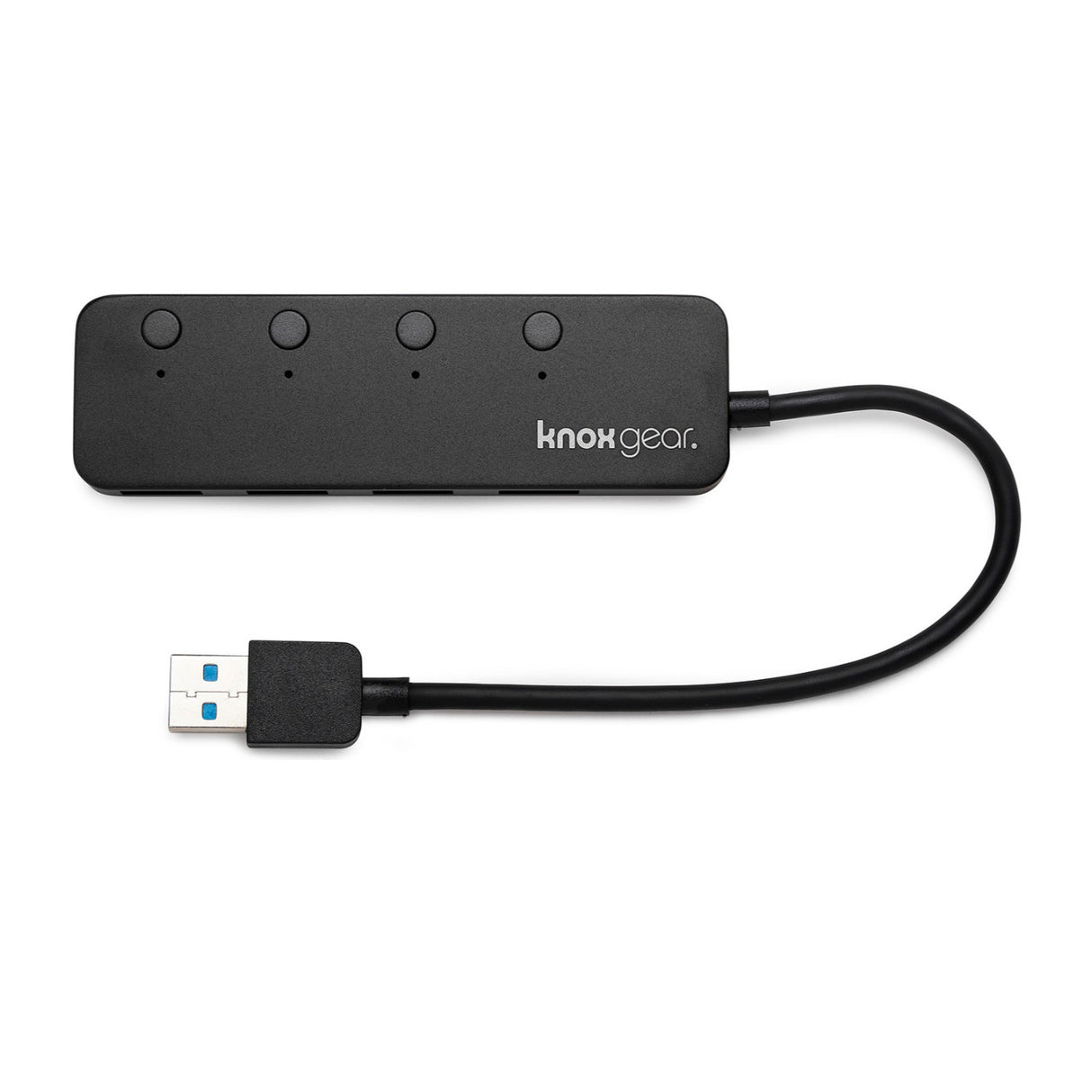 Novation Bass Station II with Headphones and Knox Gear 4-Port USB 3.0 Hub Bundle