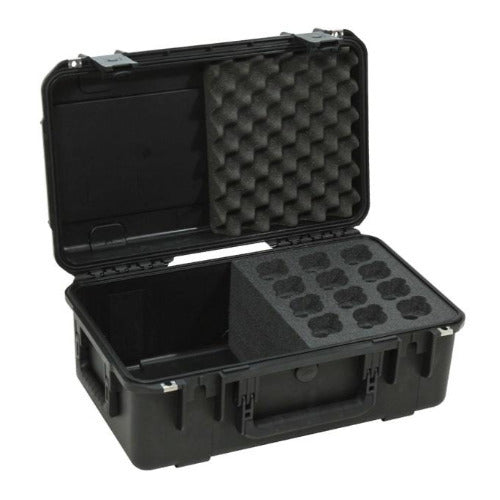 SKB Music iSeries Waterproof 12-Mic Case with Storage Compartment