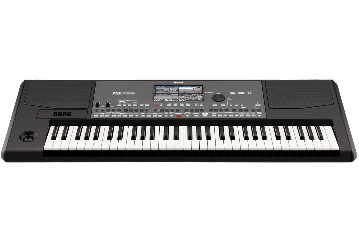Korg PA600 61-Key Professional Arranger Keyboard with Bench and Accessory Bundle