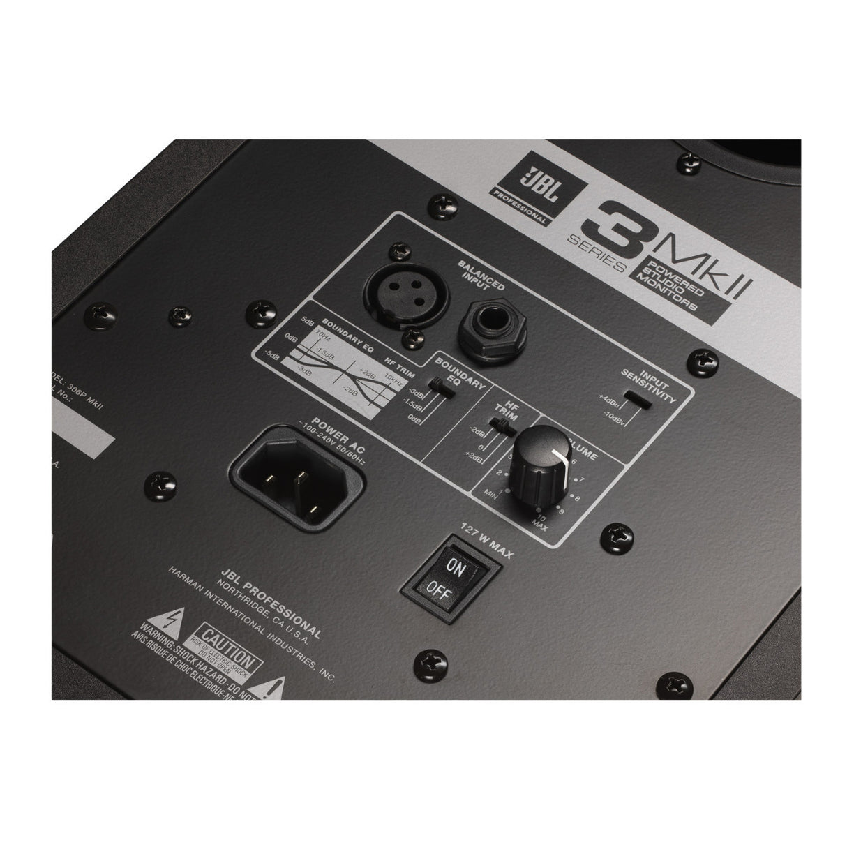 JBL 308P MKII Powered 8-Inch Two-Way Studio Monitor (Pair) with Monitor Stands