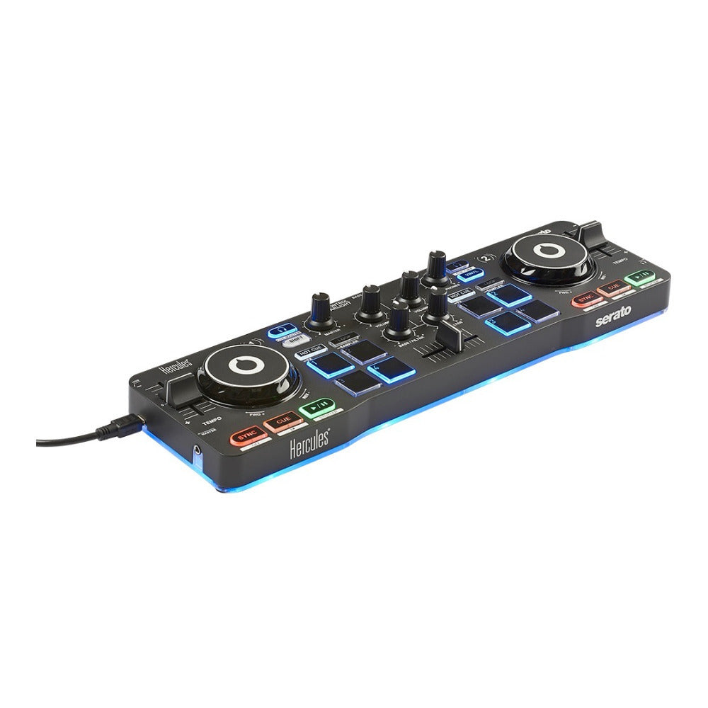 Hercules DJ Control Starlight Compact Controller with Serato DJ Lite Bundle