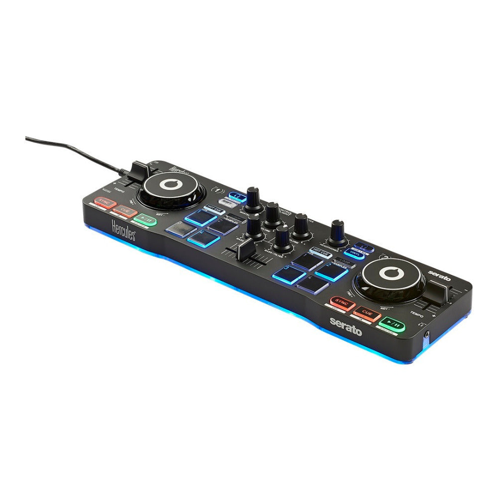 Hercules DJ Control Starlight Compact Controller with Serato DJ Lite Bundle