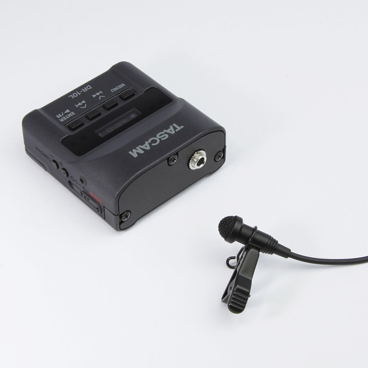 Tascam DR-10L Compact Digital Audio Recorder and Lavalier Mic Combo (Black)