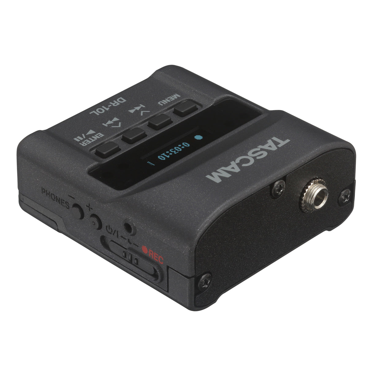 Tascam DR-10L Compact Digital Audio Recorder and Lavalier Mic Combo (Black)