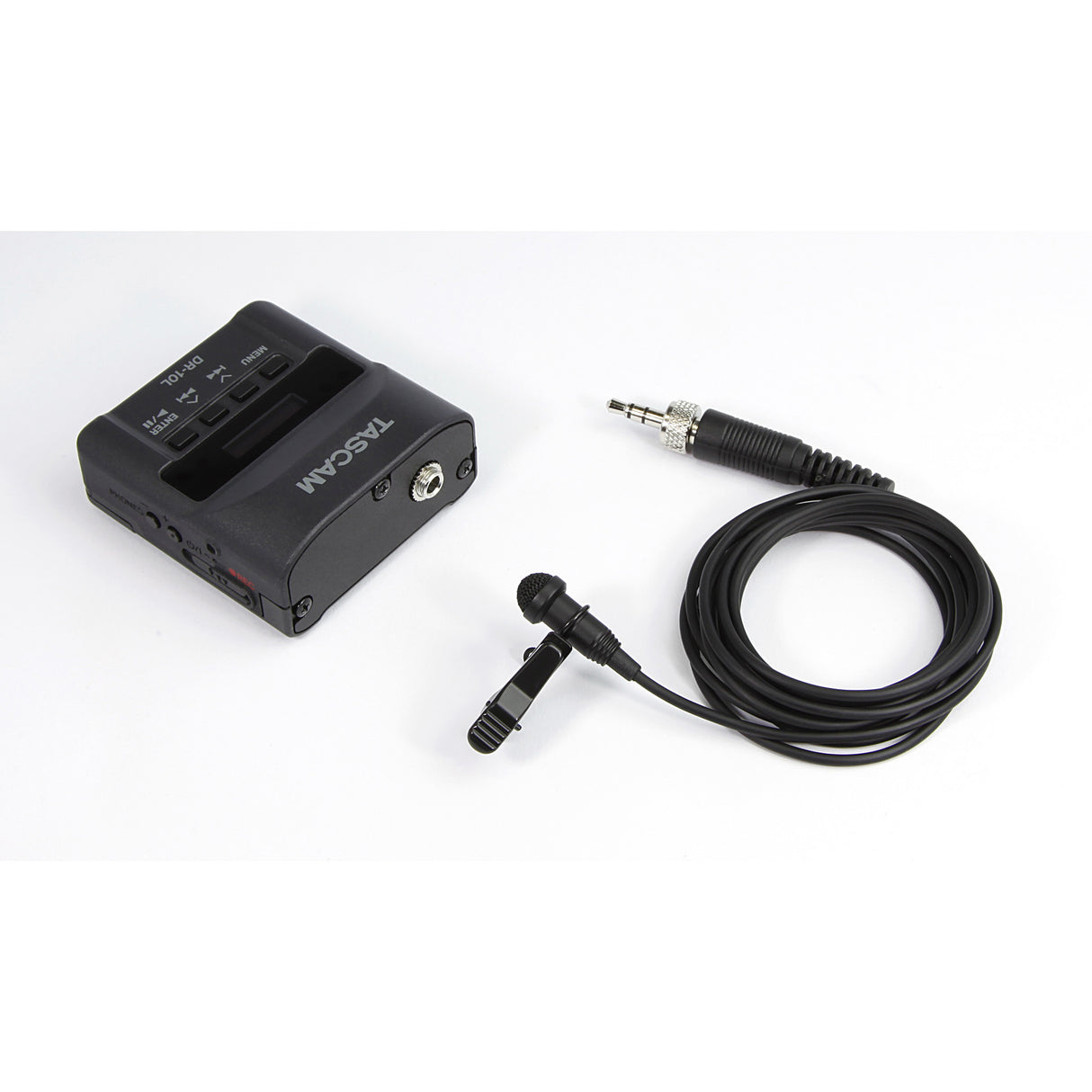 Tascam DR-10L Compact Digital Audio Recorder and Lavalier Mic Combo (Black)