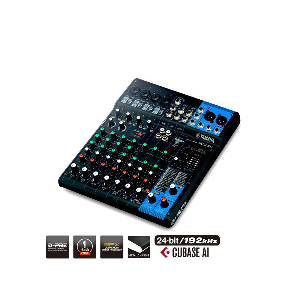 Yamaha MG10XU 10-Input Stereo Mixer with Effects