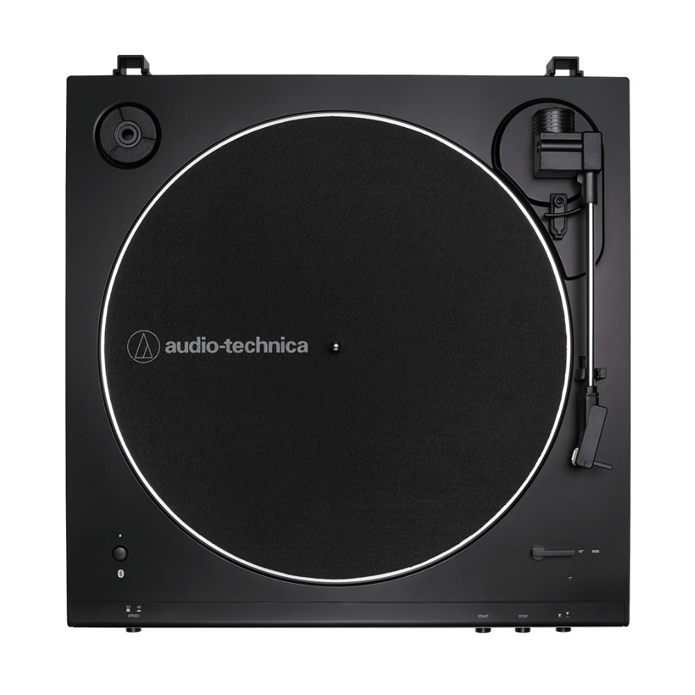 Audio-Technica Two-Speed Stereo Turntable and USB (Black) w/Bluetooth Speakers