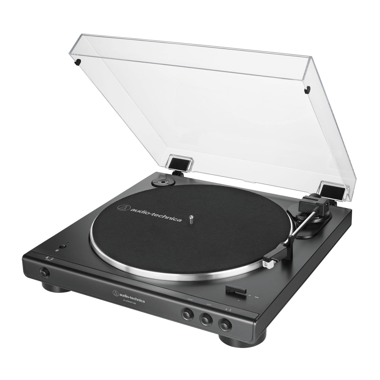 Audio-Technica Two-Speed Stereo Turntable and USB (Black) w/Bluetooth Speakers