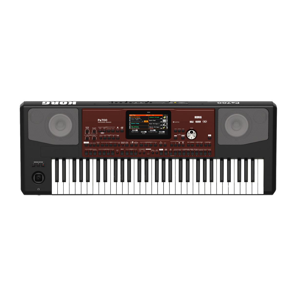 Korg Pa700 61-Key Professional Arranger Keyboard (Black)