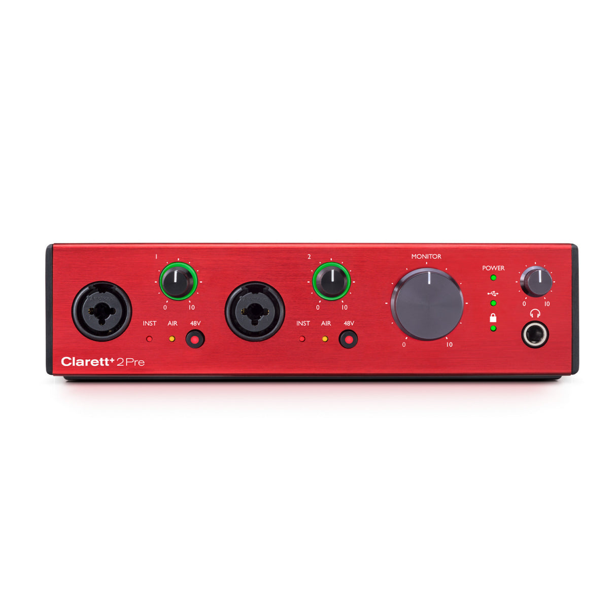 Focusrite Clarett+ 2Pre 10-In and 4-Out Audio Interface