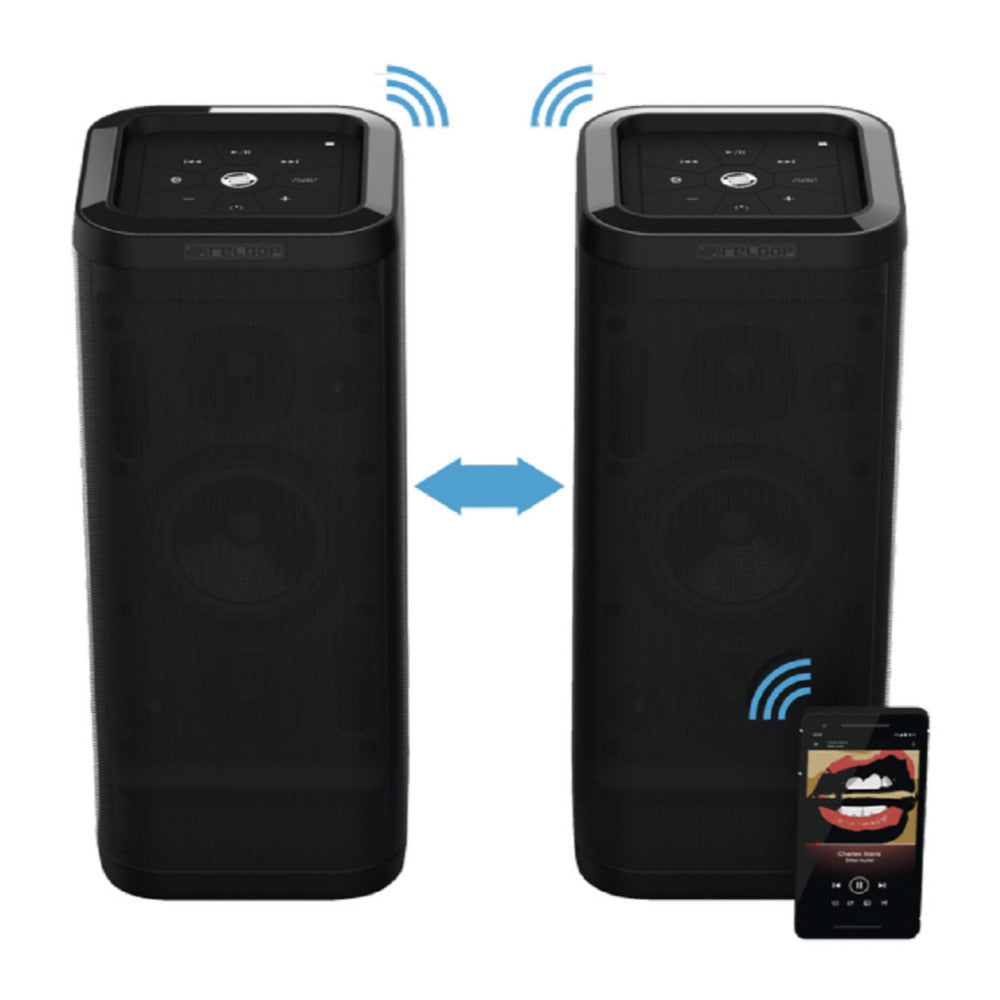 Reloop Groove Blaster BT Portable Bluetooth Speaker with Smart Link