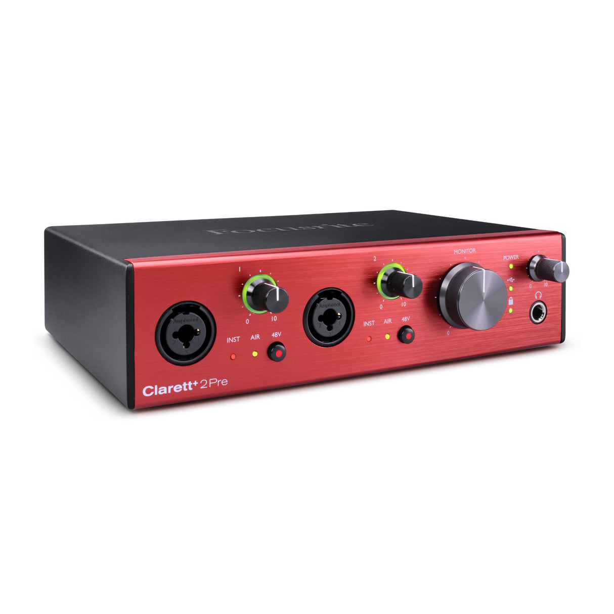 Focusrite Clarett+ 2Pre 10-In and 4-Out Audio Interface