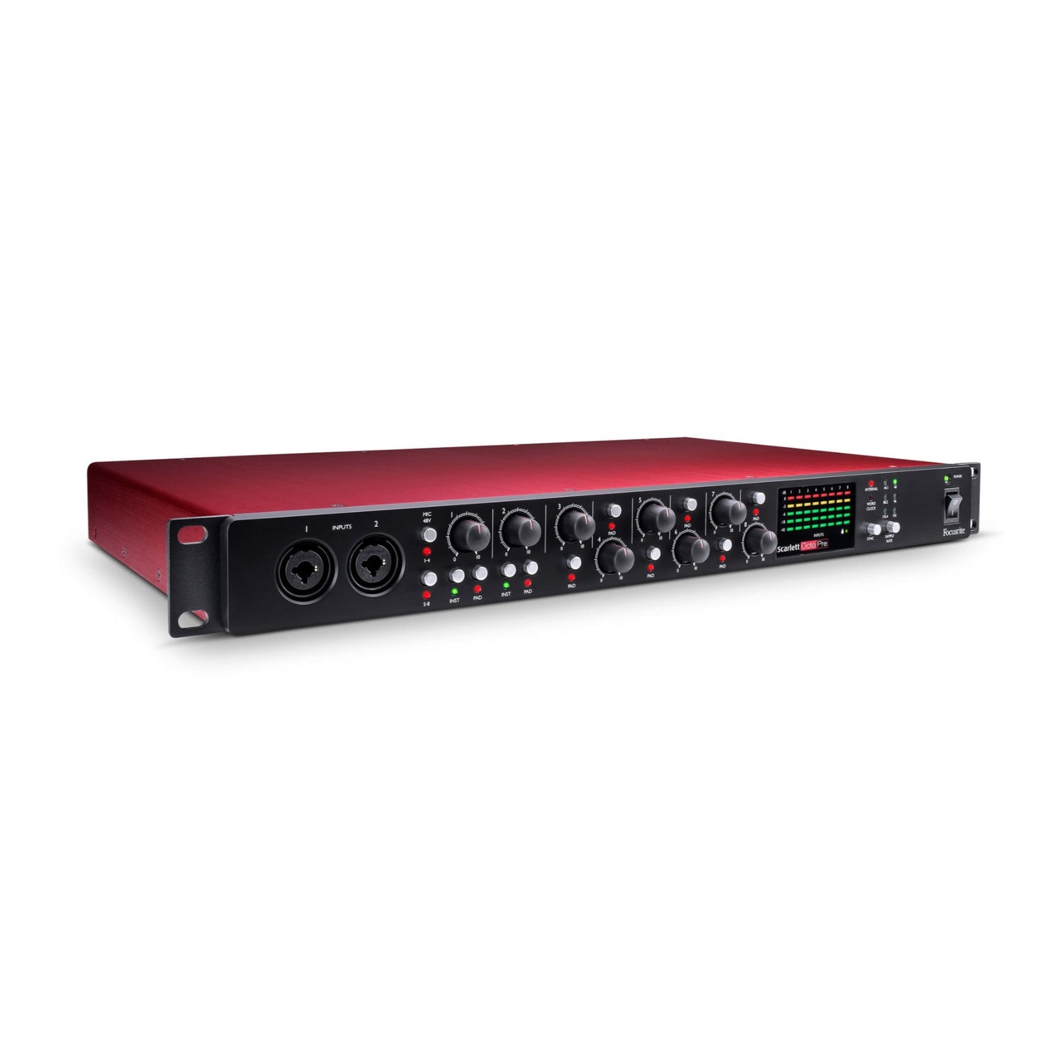 Focusrite Scarlett OctoPre 8-Channel Mic Pre Expansion with Cables Bundle
