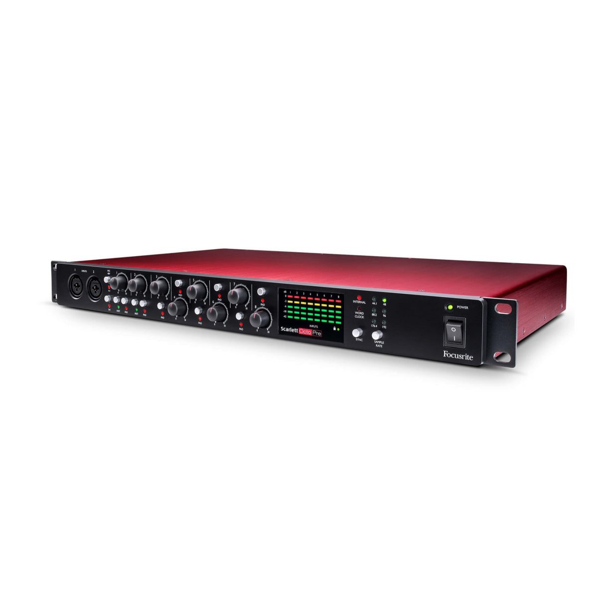 Focusrite Scarlett OctoPre 8-Channel Mic Pre Expansion with Cables Bundle