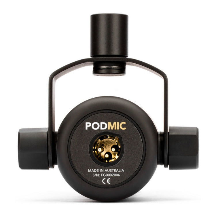 Rode Microphones PodMic Dynamic Podcasting Microphone with 25 Feet Cable Bundle
