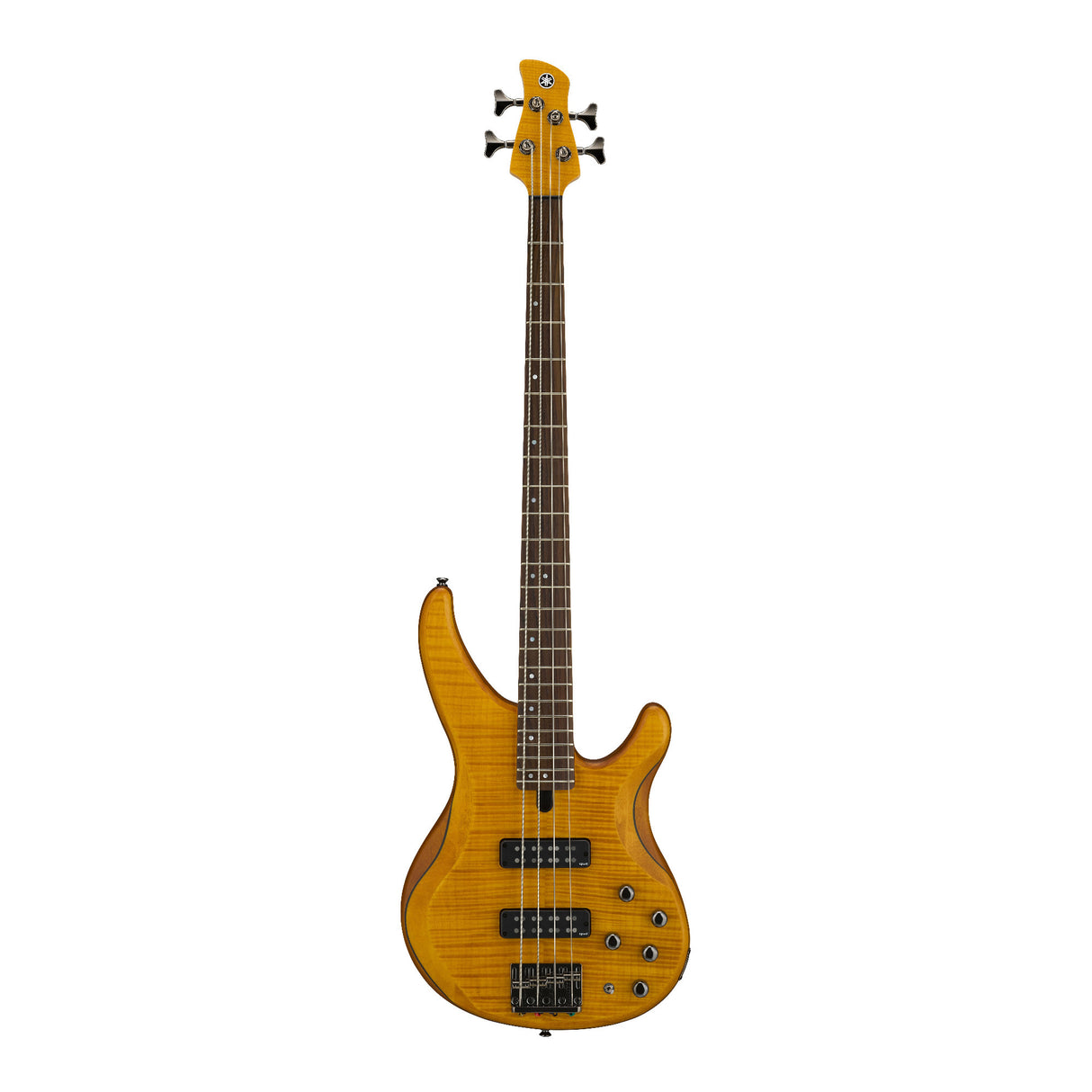 Yamaha TRBX604FM 4-String Bass Guitar (Right-Hand, Matte Amber)