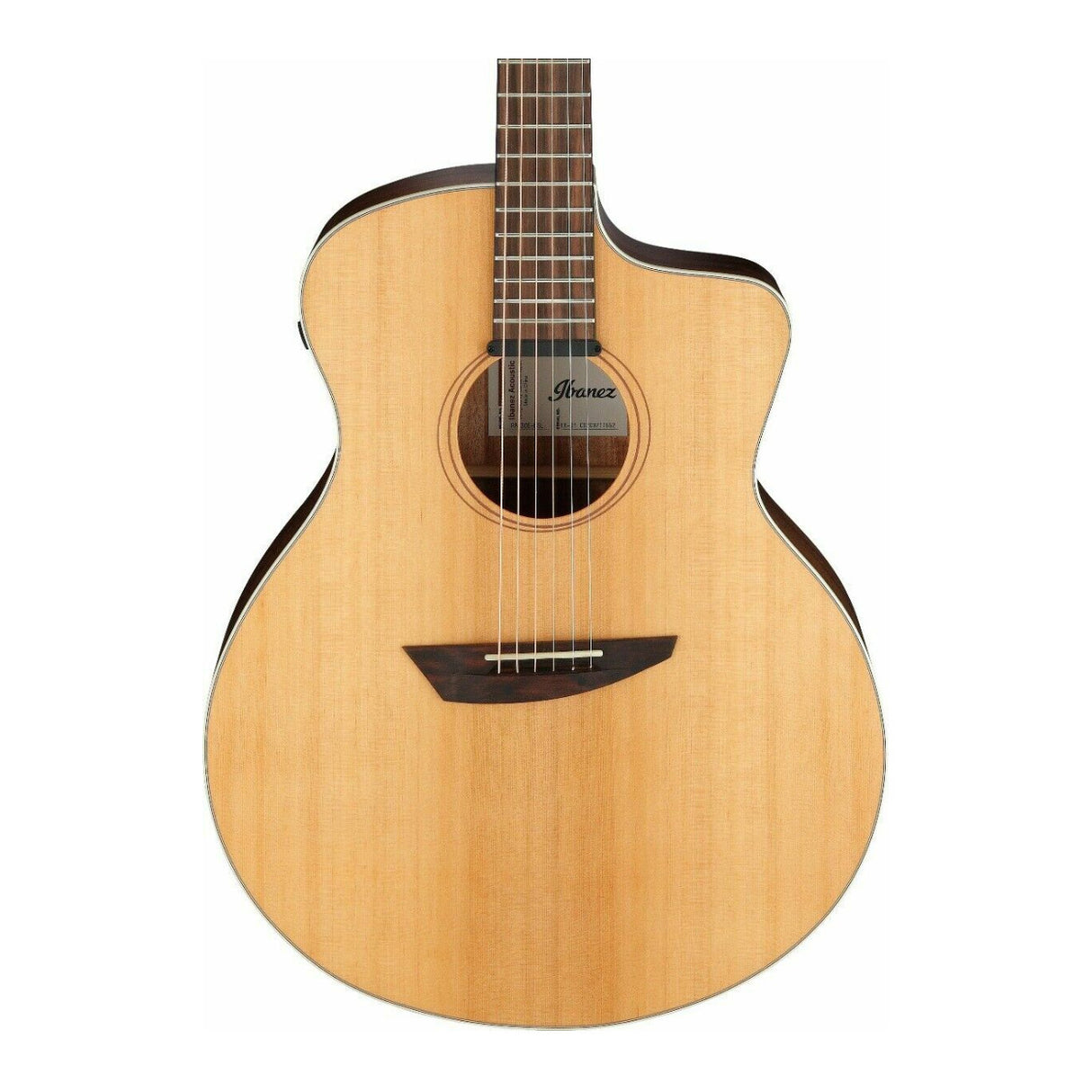 Ibanez PA230E 6-String Acoustic Electric Guitar (Natural Satin)