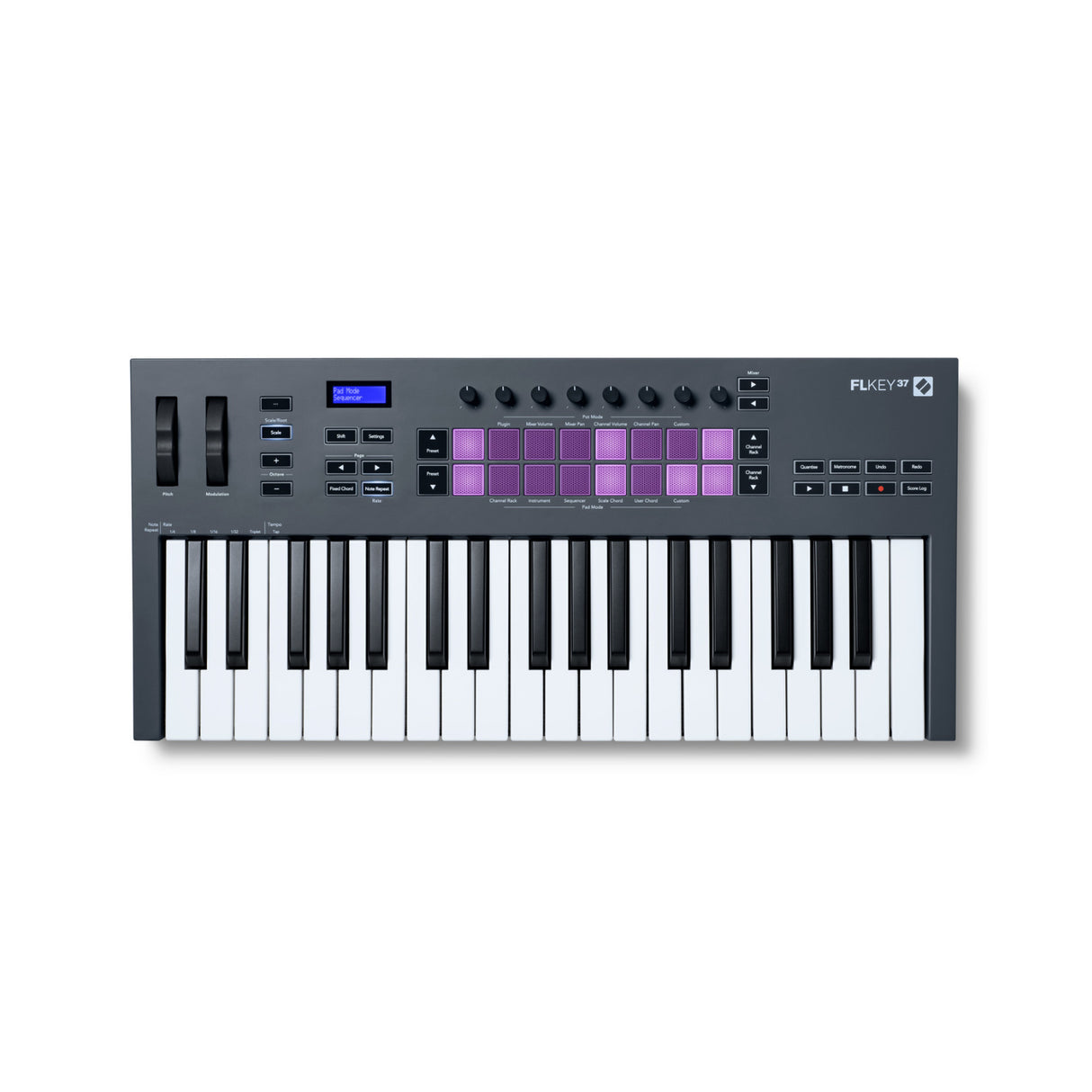 Novation FLkey 37 37-Key MIDI Keyboard Controller with Sustain Pedal and USB Hub