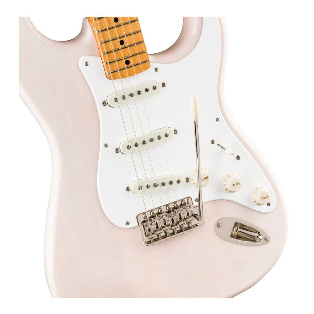 Fender Squier Classic Vibe '50s Stratocaster 6-String Electric Guitar (White)