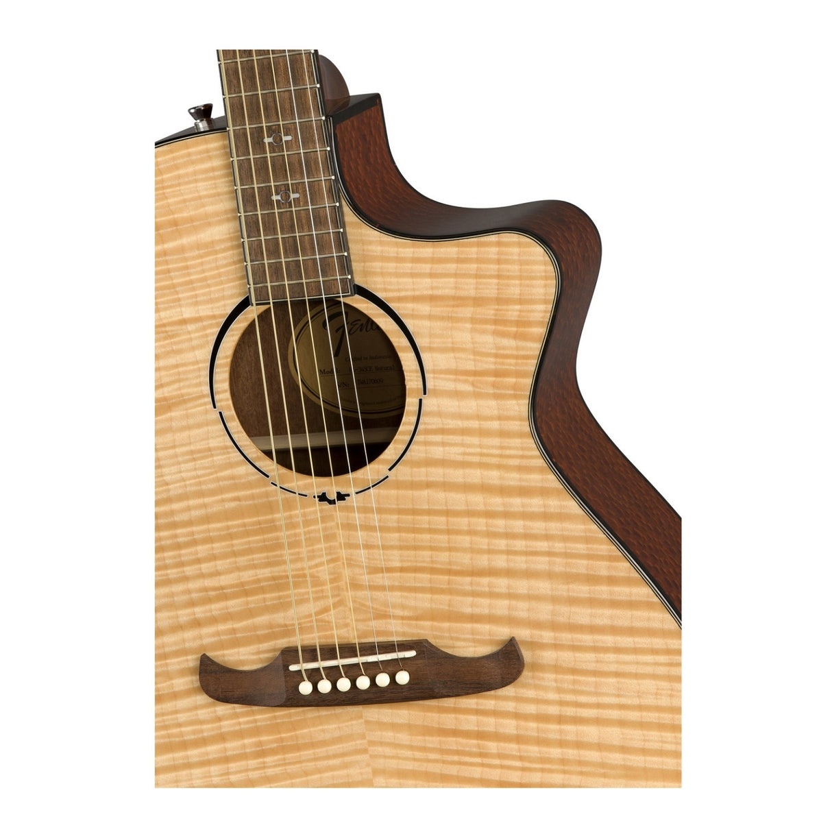 Fender FA-345CE Auditorium 6-String Acoustic Guitar (Natural)