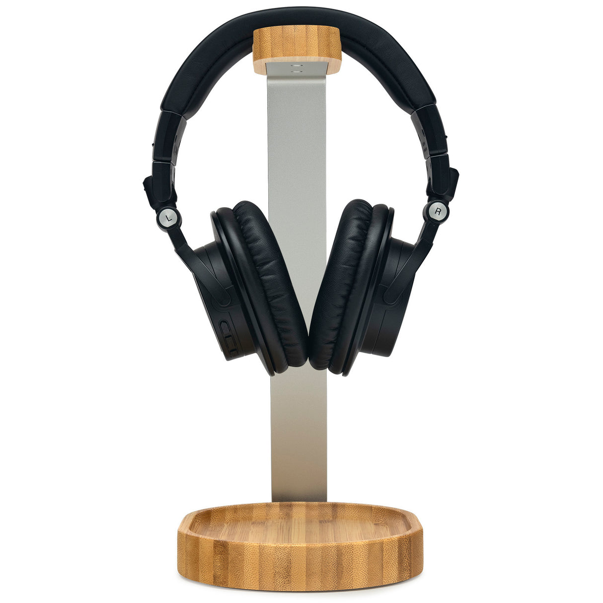 Knox Gear Wooden Headphone Stand (Bamboo Brown)