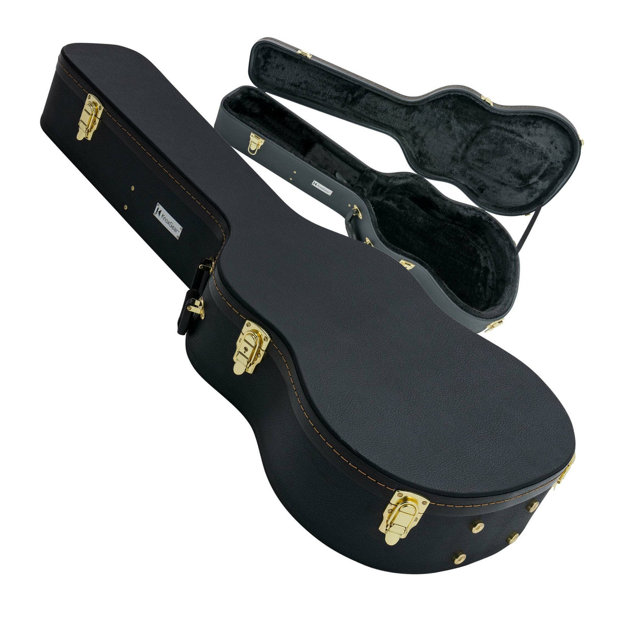 Knox Gear KN-GC02 40-Inch Hard Shell Acoustic Concert Guitar Case