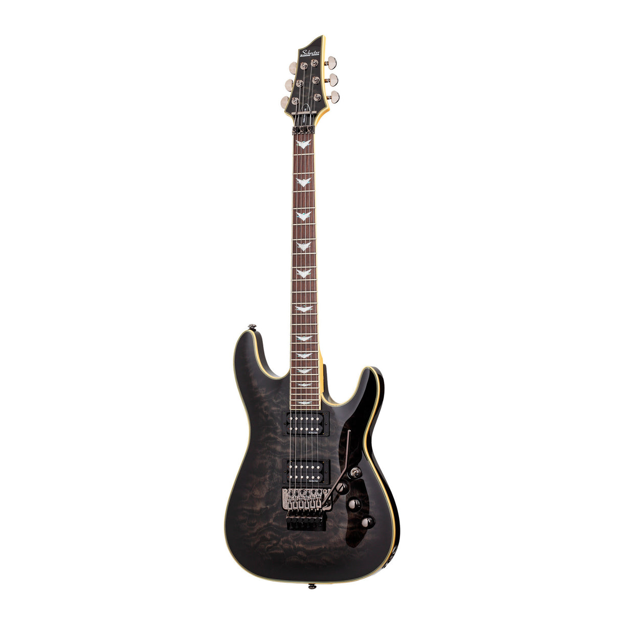 Schecter Omen Extreme-6 FR Electric Guitar (RIght-Hand, See-Thru Black)