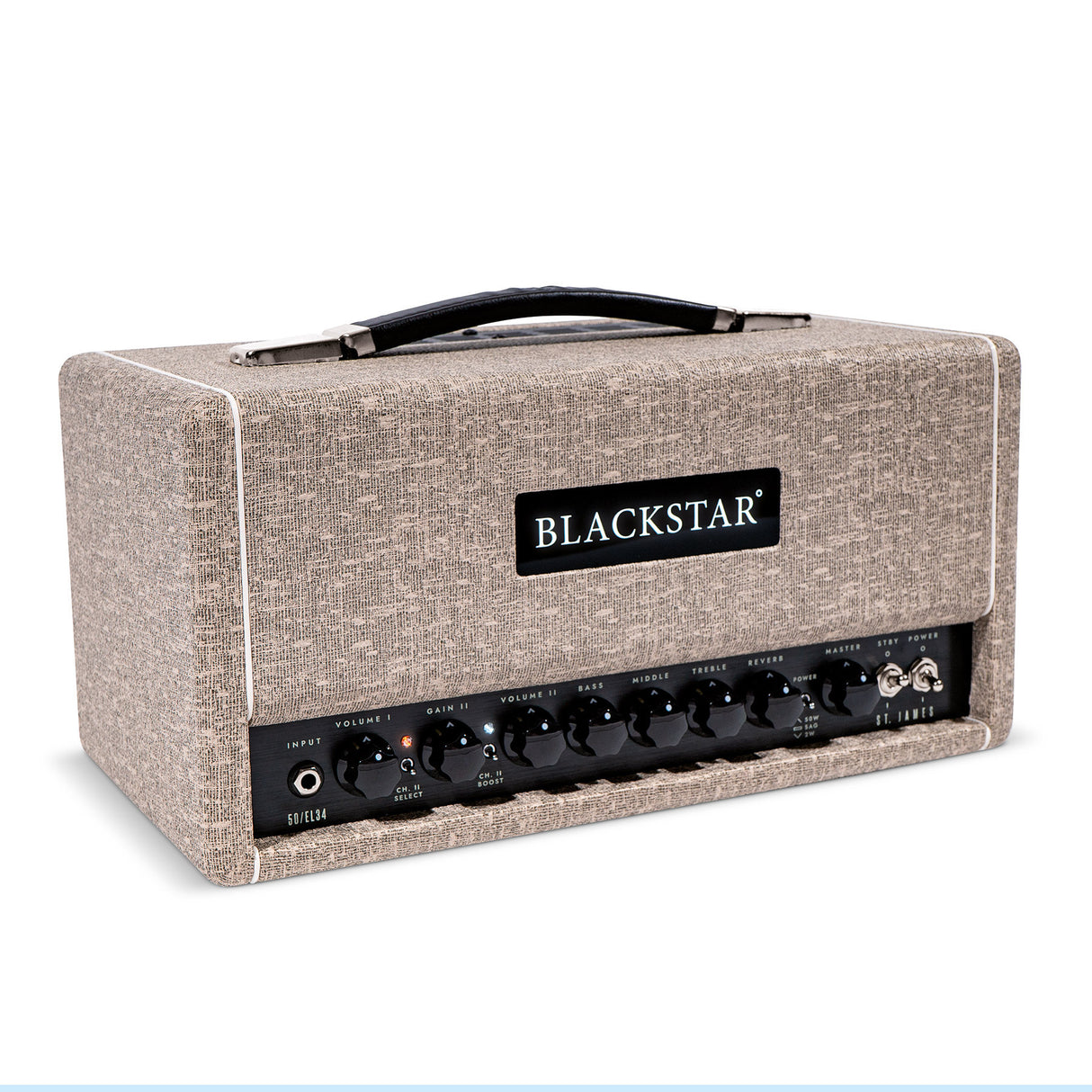 Blackstar St. James 50-Watt EL34 Tube Amp Head (Fawn)