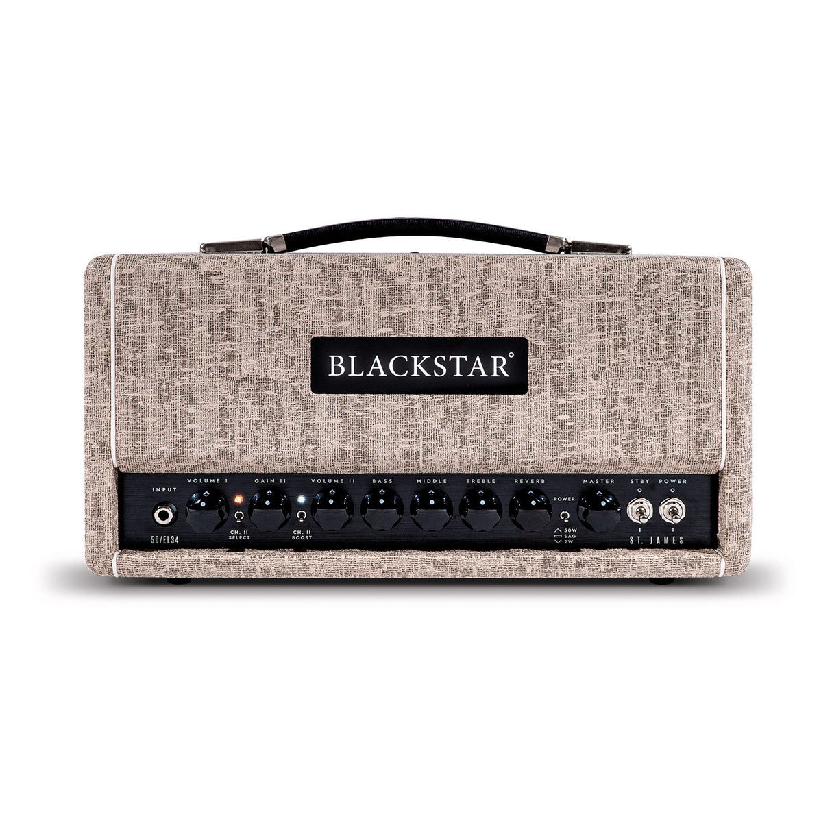 Blackstar St. James 50-Watt EL34 Tube Amp Head (Fawn)