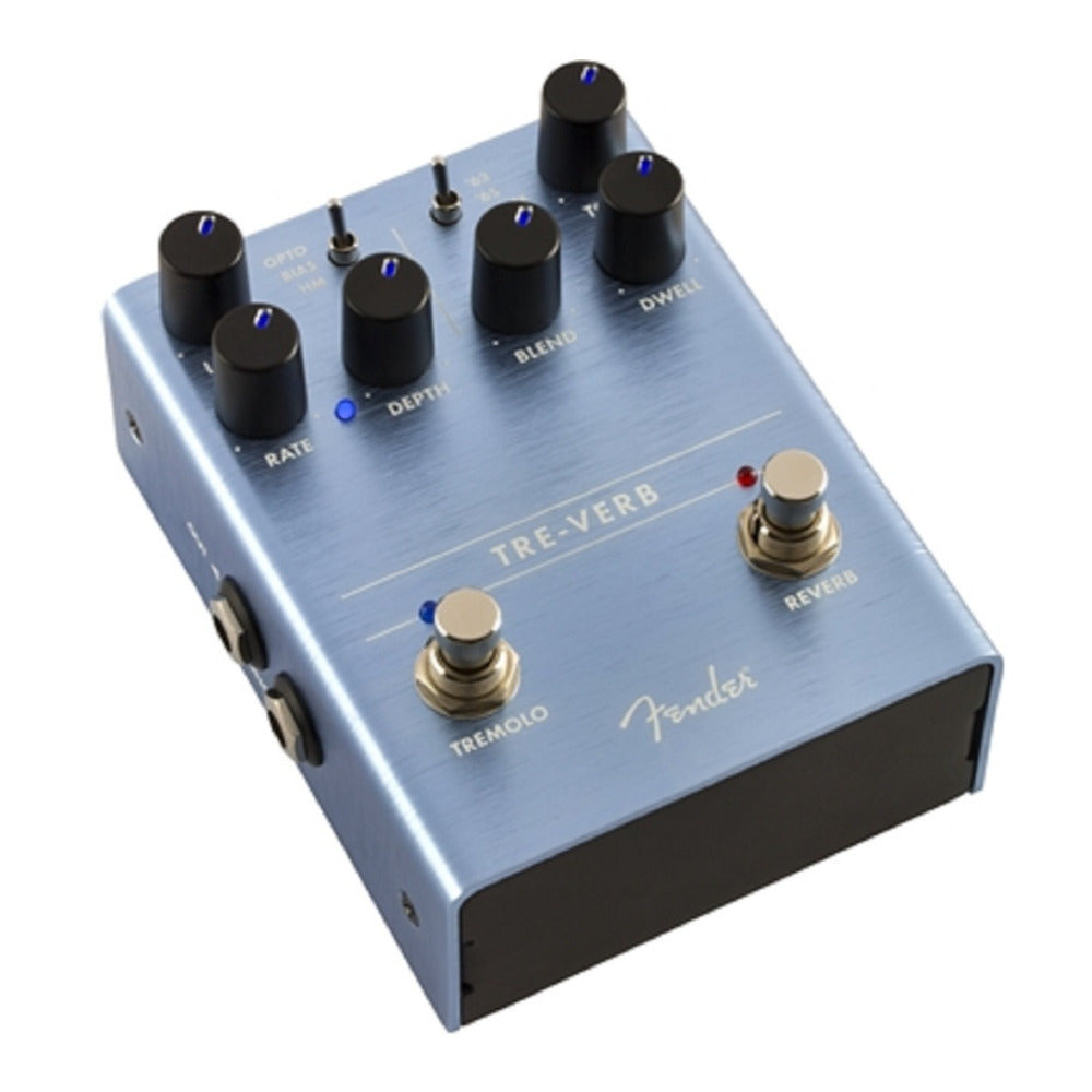 Fender Tre-Verb Digital Reverb/Tremolo Pedal with Cable and Prepaid Card