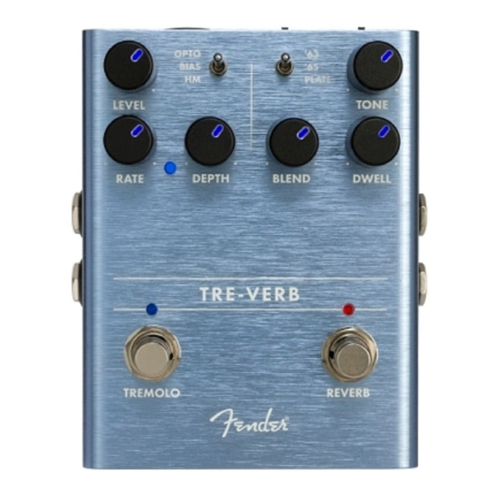 Fender Tre-Verb Digital Reverb/Tremolo Pedal with Cable and Prepaid Card