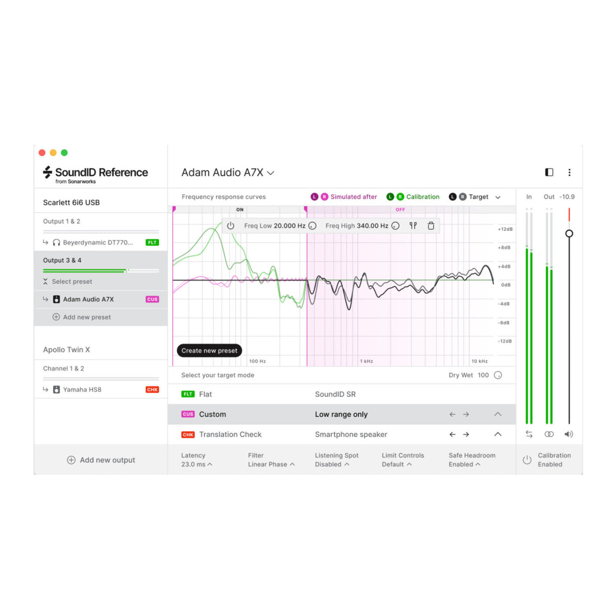 Sonarworks SoundID Reference Software for Speakers-Headphones with Microphone