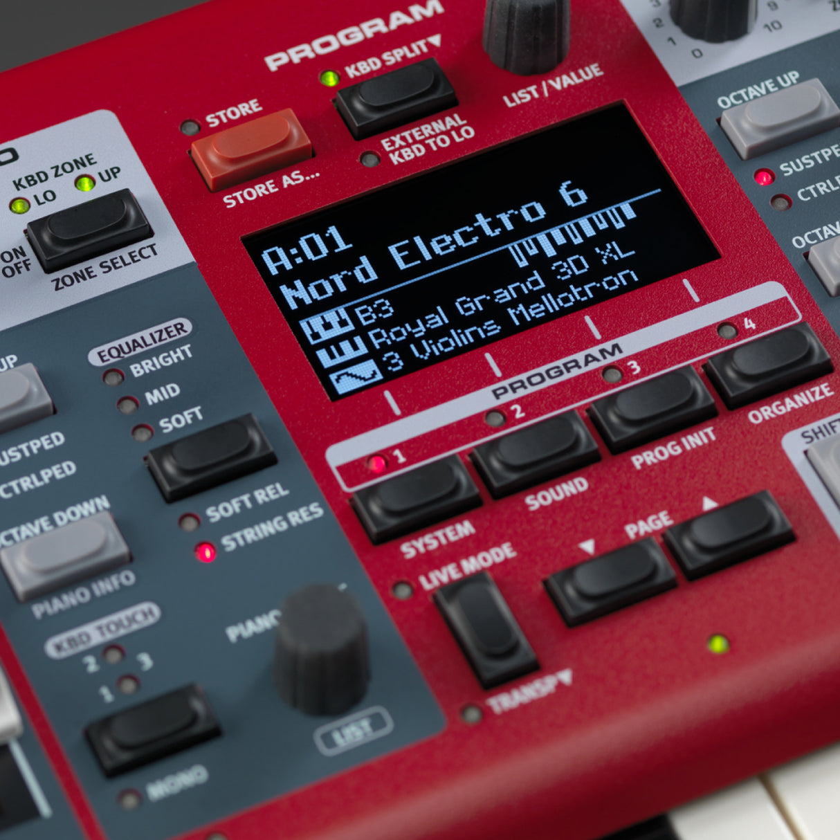 Nord Electro 6HP Keyboard with 73-Key Hammer-Action Keybed Bundle with Soft Case