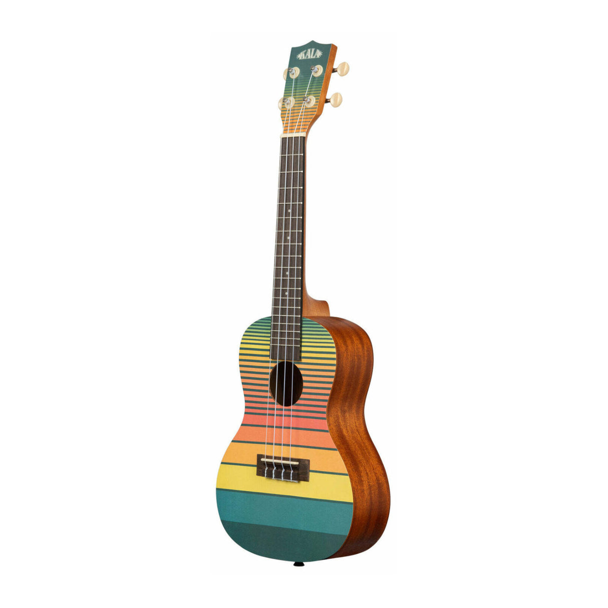 Kala Dawn Patrol Surfboard Ukulele with Kala Gig Bag, Tuner and 4-Pack Strings