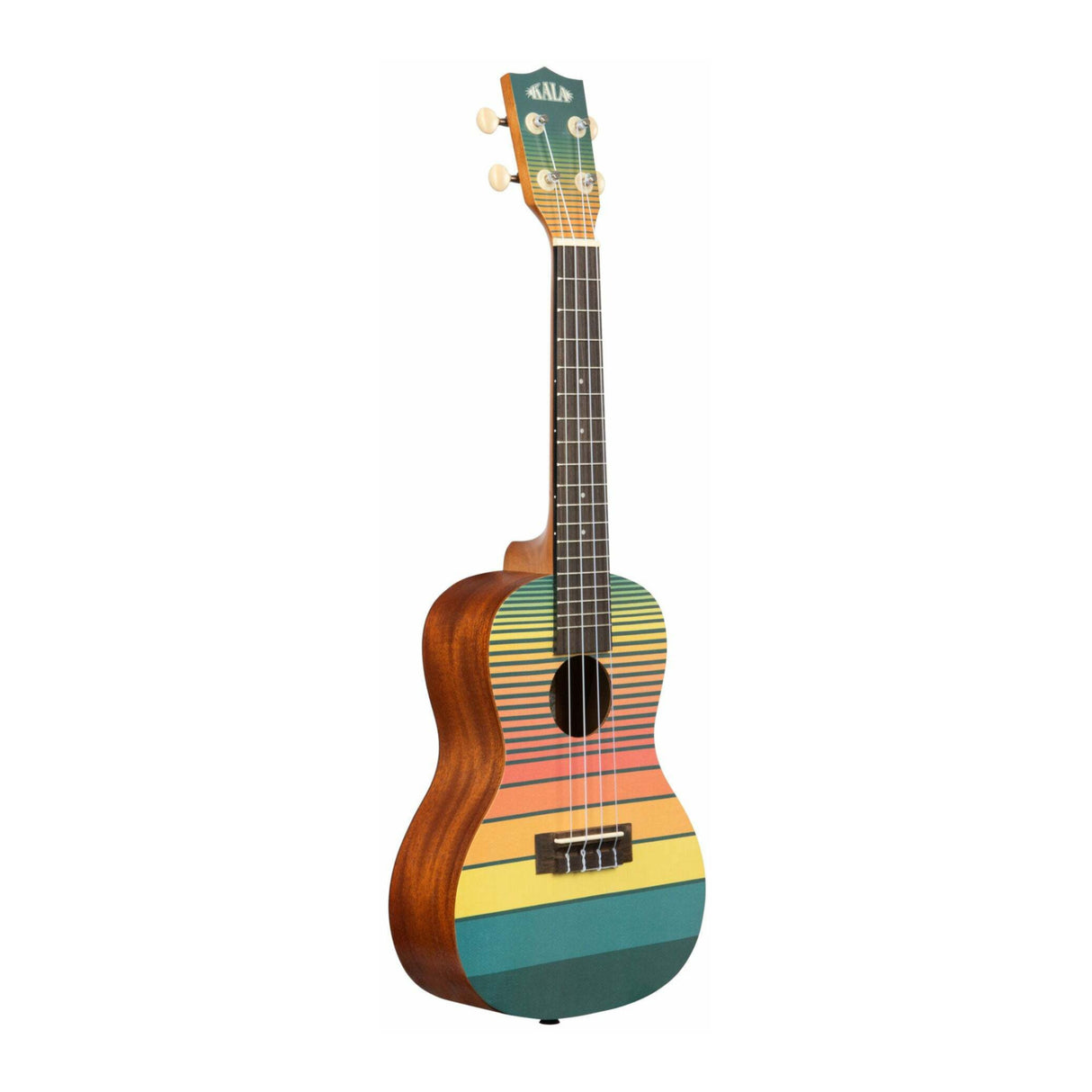 Kala Dawn Patrol Surfboard Ukulele with Kala Gig Bag, Tuner and 4-Pack Strings