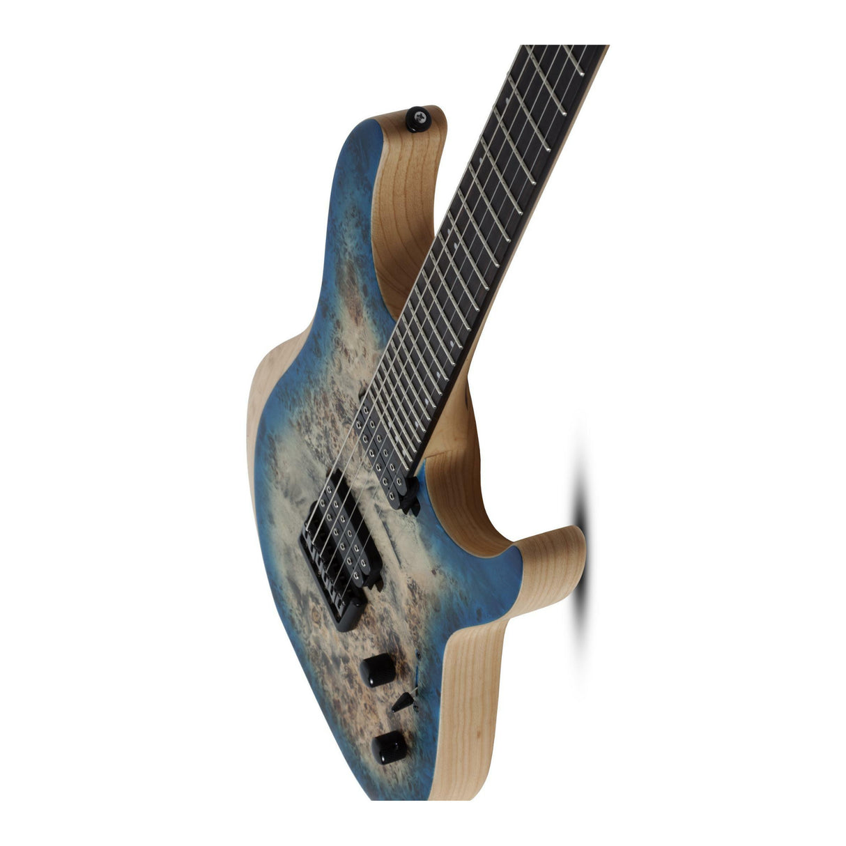 Schecter Reaper-6 Electric Guitar in Satin Sky Burst with Hard Shell Case