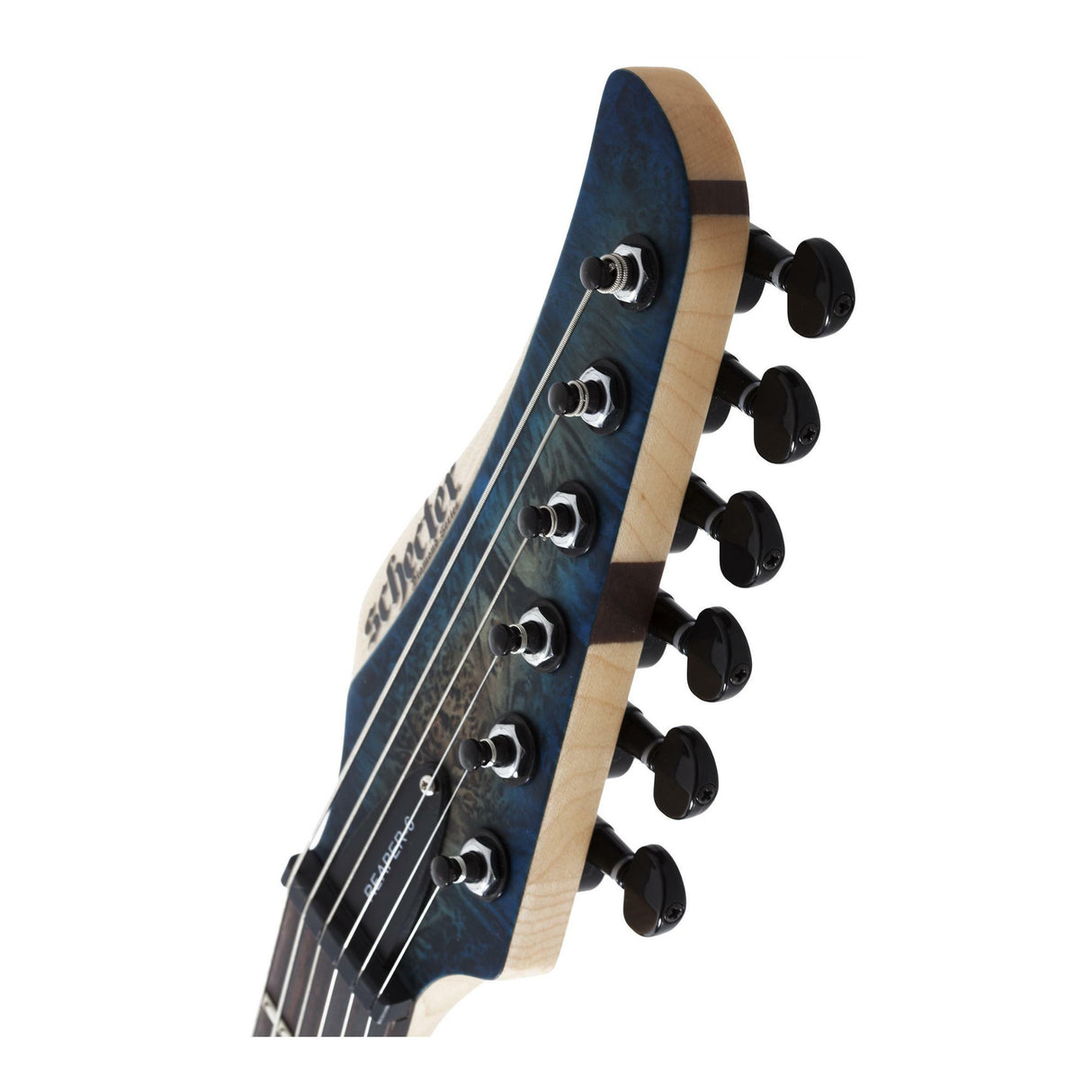 Schecter Reaper-6 Electric Guitar in Satin Sky Burst with Hard Shell Case