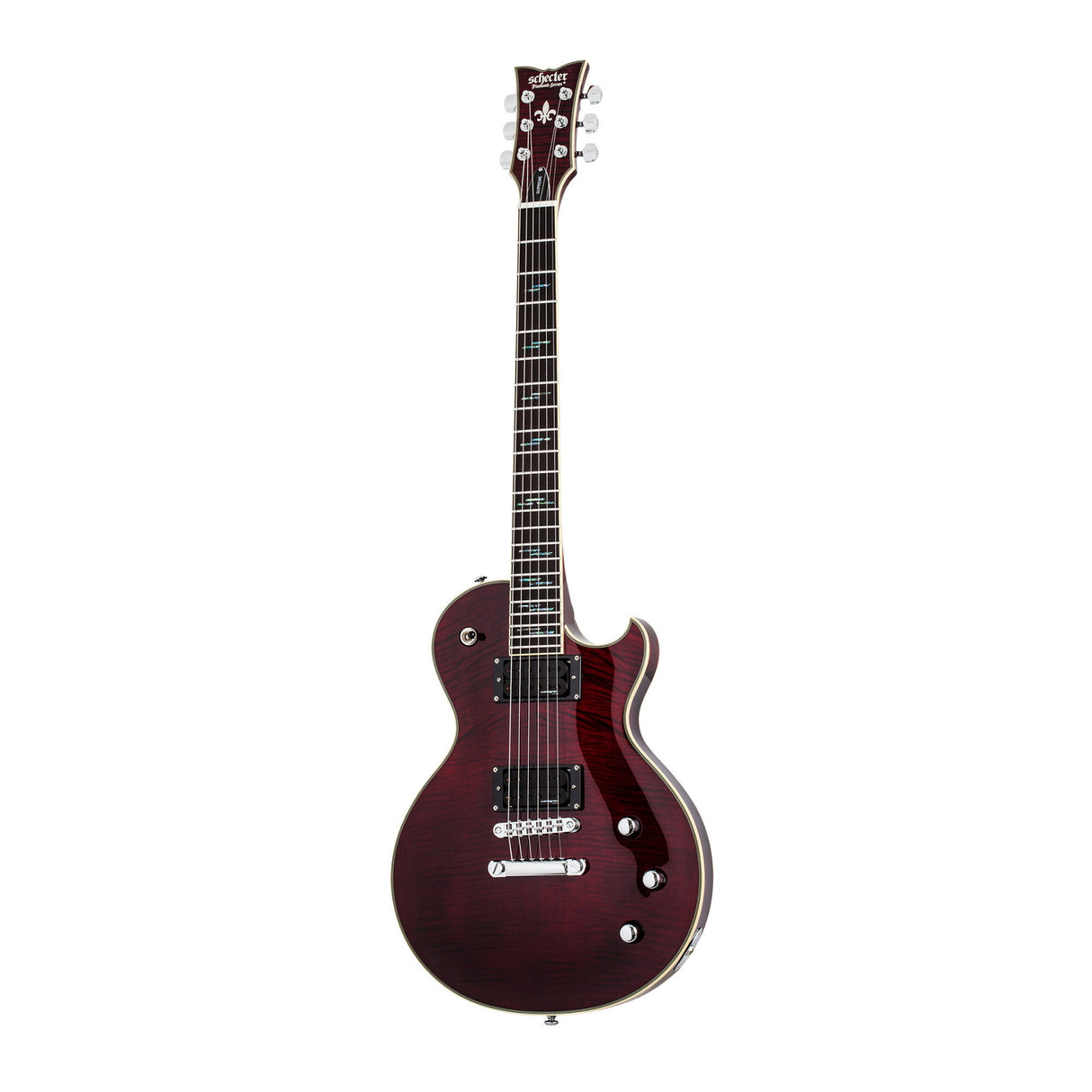 Schecter Solo-II Supreme 6-String Electric Guitar (Black Cherry)