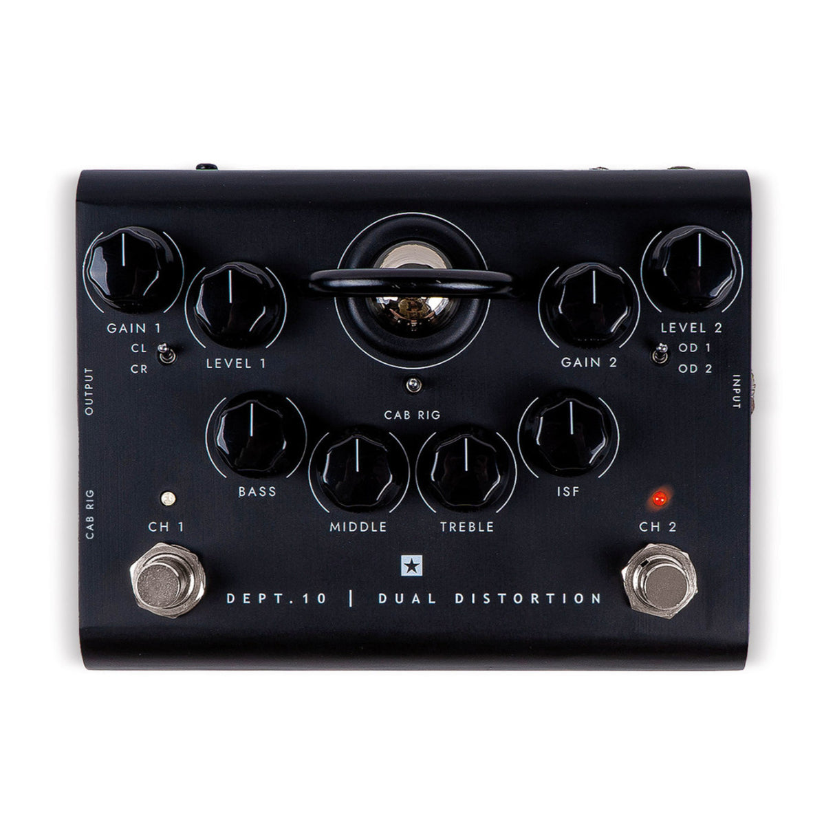 Blackstar Dept.10 Dual Distortion Valve Guitar Pedal (Black)
