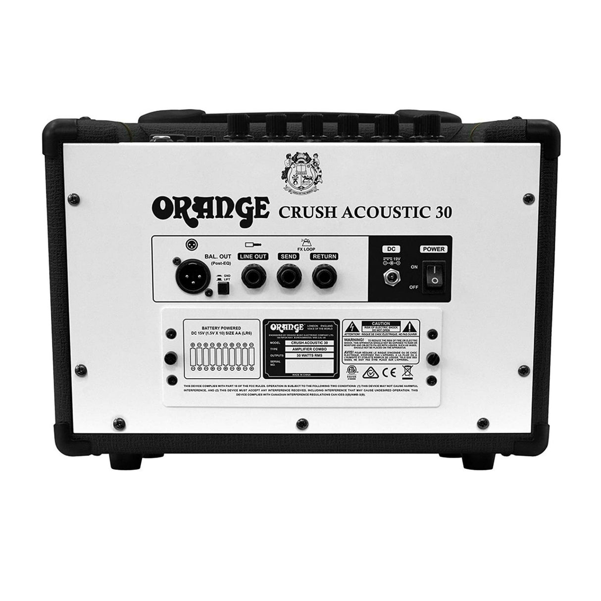 Orange Amps Crush Acoustic 30 Combo Amplifier (Black, 30W)