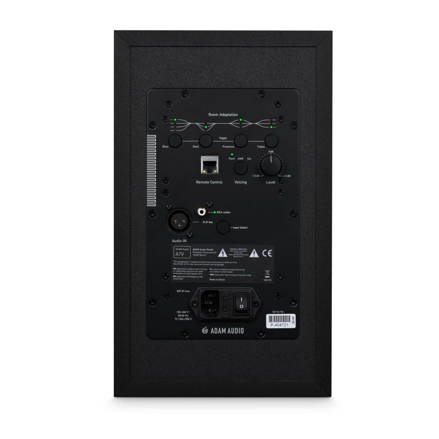 ADAM Audio A7V Studio Monitor (Pair) with ADAM Audio Sub10 Mk2 Sub and Cables