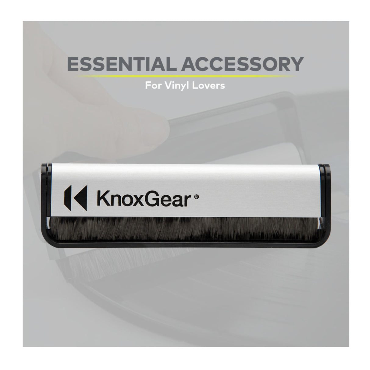 Knox Gear Vinyl Carbon Fiber Anti-Static Record Brush