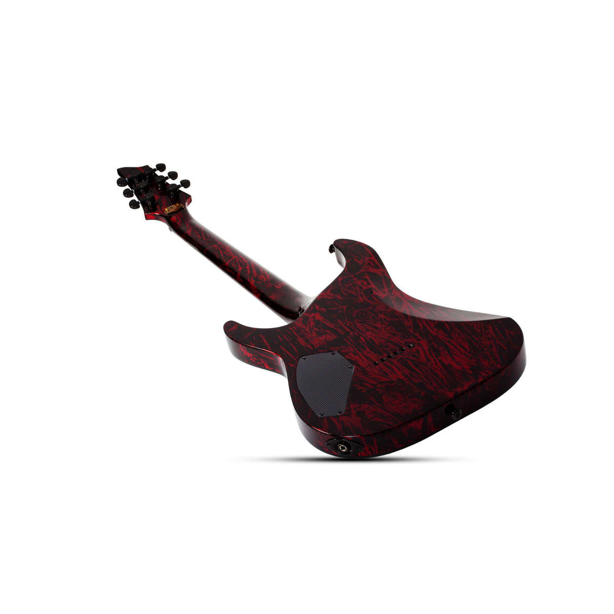 Schecter C-1 Silver Mountain Electric Guitar (Blood Moon) with Hard Shell Case