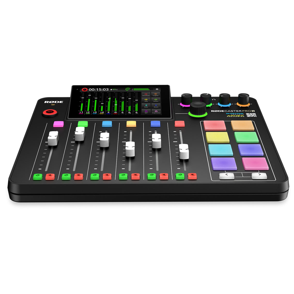 RODECaster Pro II Integrated Audio Production Studio w/Accessory Bundle (4-Pack)
